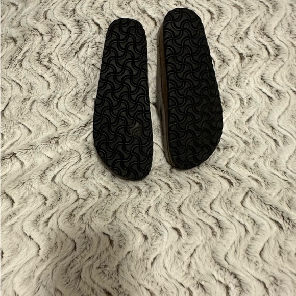 Birkenstock Gray Buckley Shearling Clogs Size 38 - Picture 4 of 7